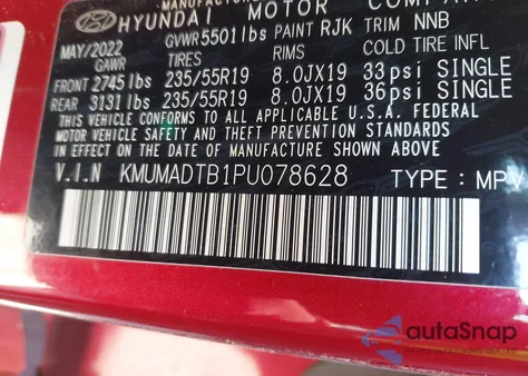 2023 Genesis Gv70 2.5T Awd from USA, damaged, VIN KMUMADTB1PU078628